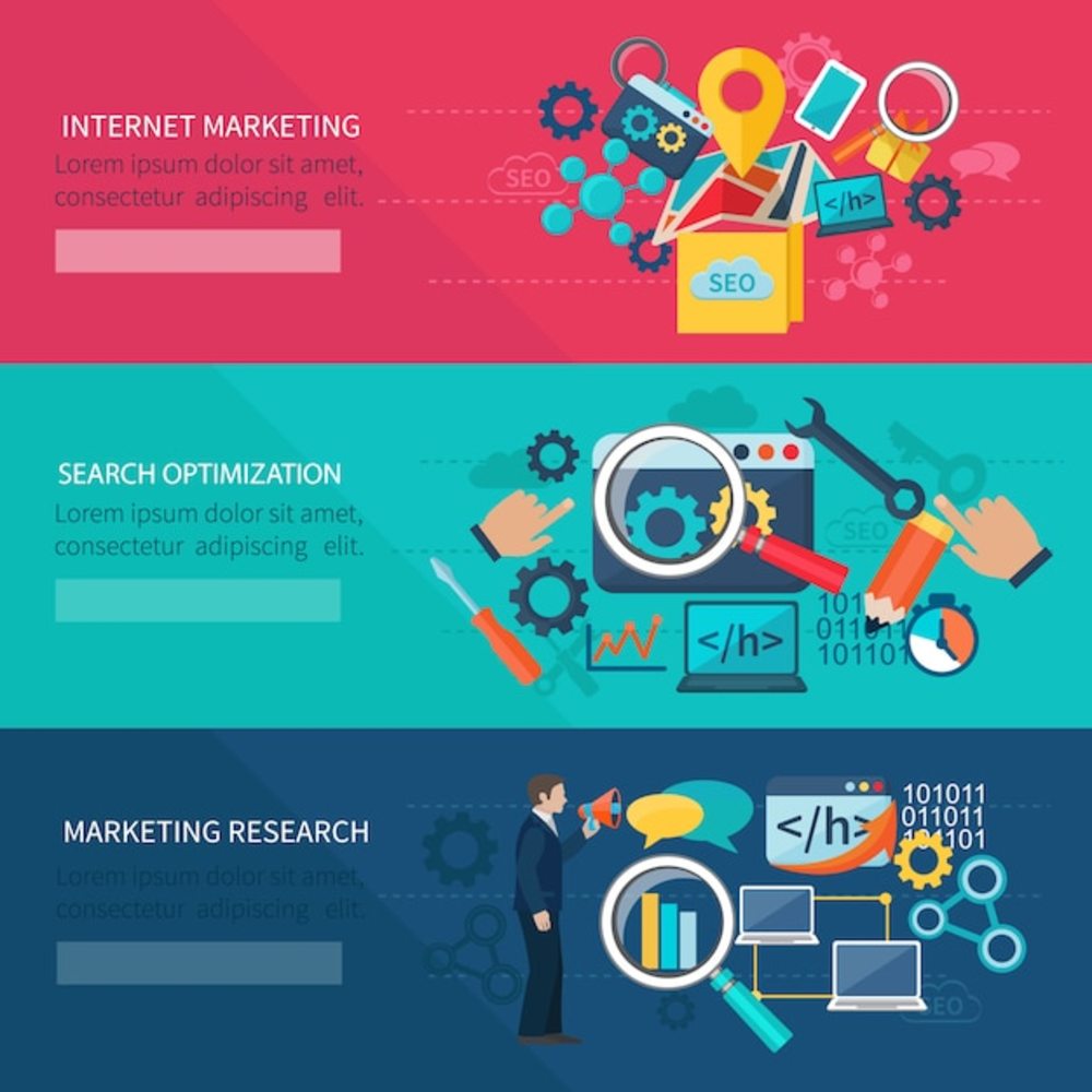 SEO營銷橫幅集與互聯(lián)網(wǎng)搜索優(yōu)化元素 助力網(wǎng)絡(luò)銷售的利器